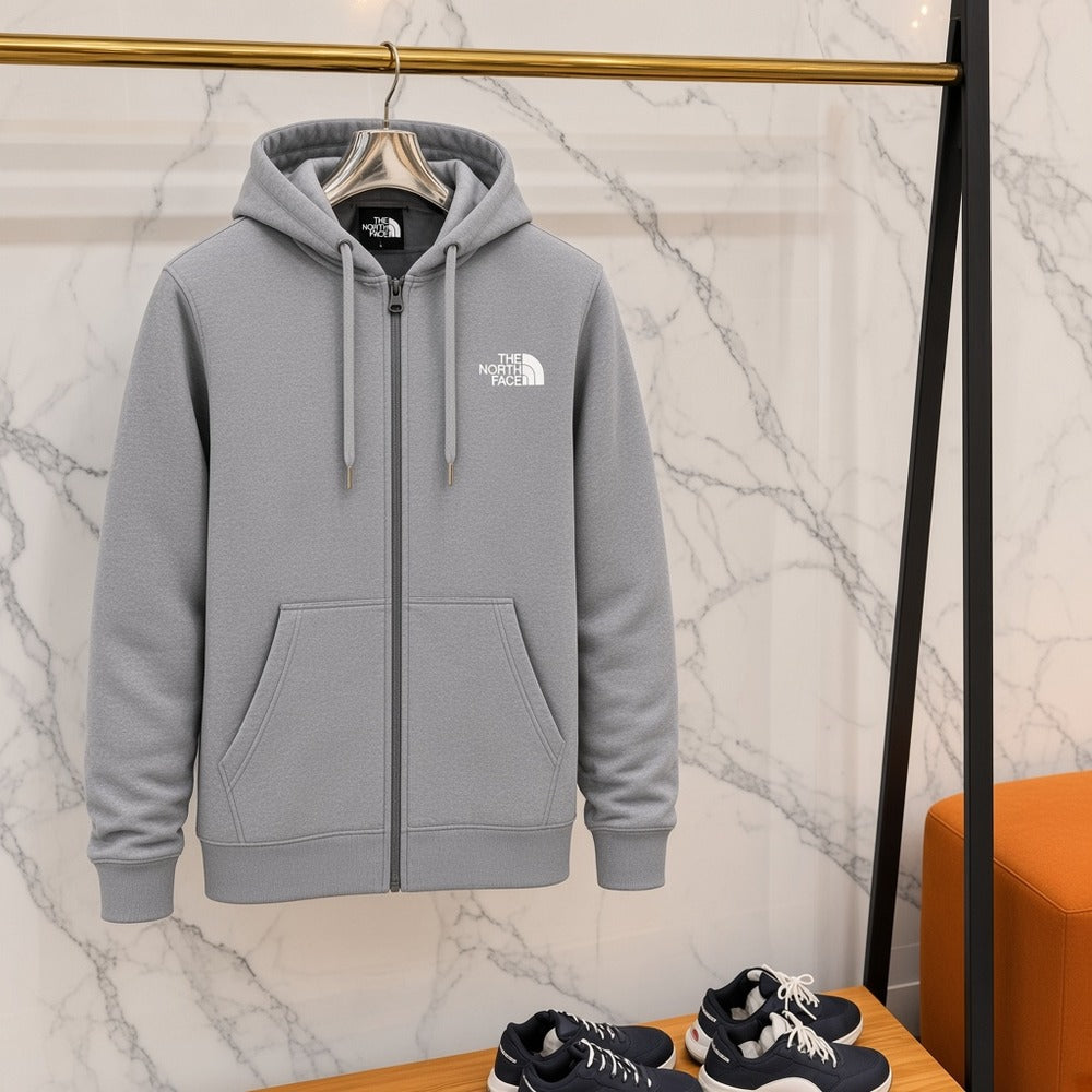 Ανδρική Ζακέτα με Κουκούλα The North Face Γκρι