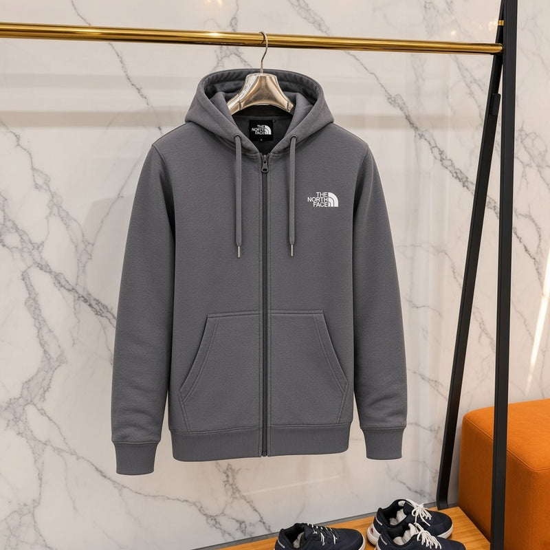 Ανδρική Ζακέτα με Κουκούλα The North Face Σκούρο Γκρι