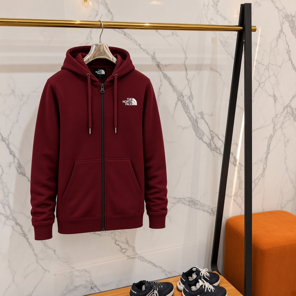Ανδρική Ζακέτα με Κουκούλα The North Face Μπορντό