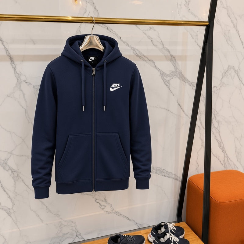 Ανδρική Ζακέτα με Κουκούλα Nike Μπλε