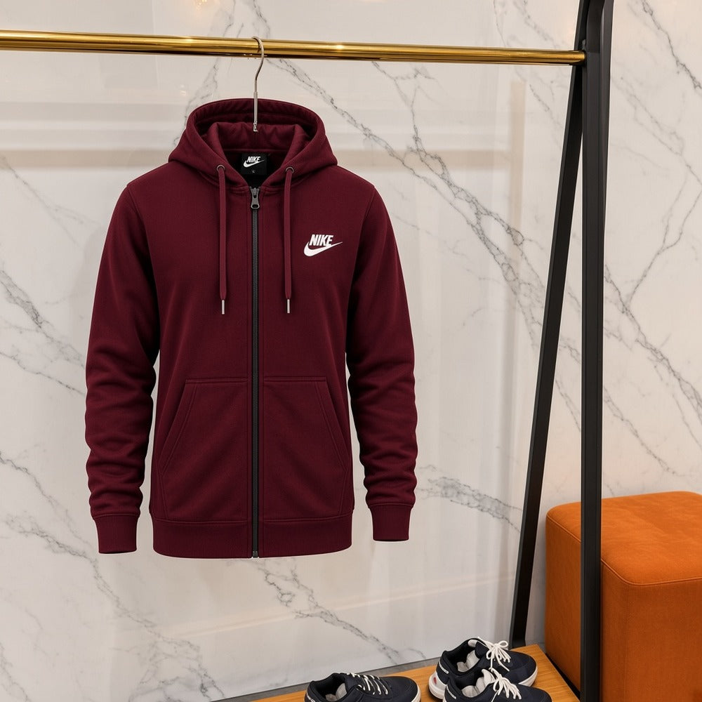 Ανδρική Ζακέτα με Κουκούλα Nike Μπορντό