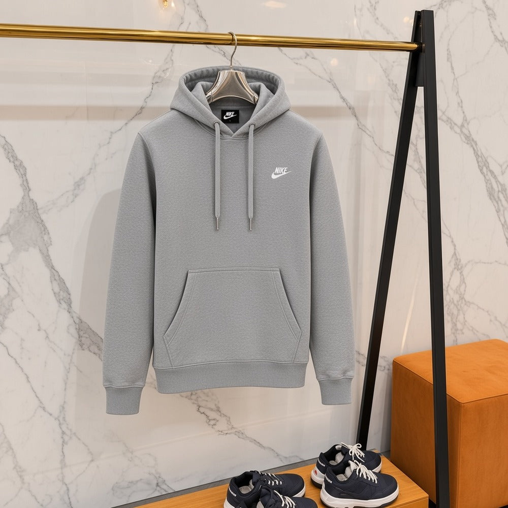 Ανδρικό Φούτερ με Κουκούλα Nike Γκρι
