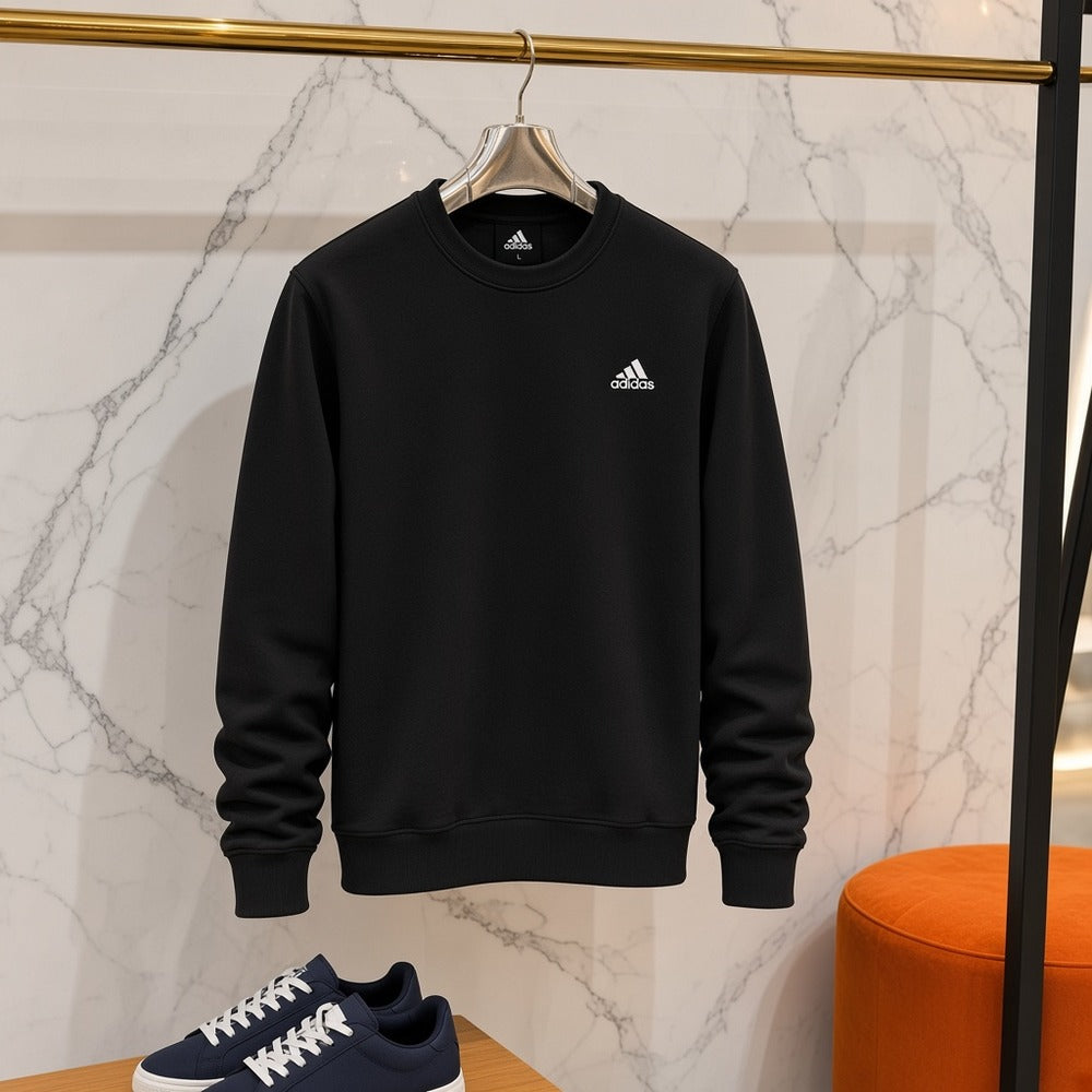 Ανδρικό Φούτερ Κολεγίου Adidas Μαύρο