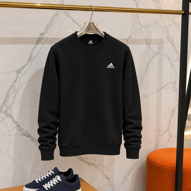 Ανδρικό Φούτερ Κολεγίου Adidas Μαύρο