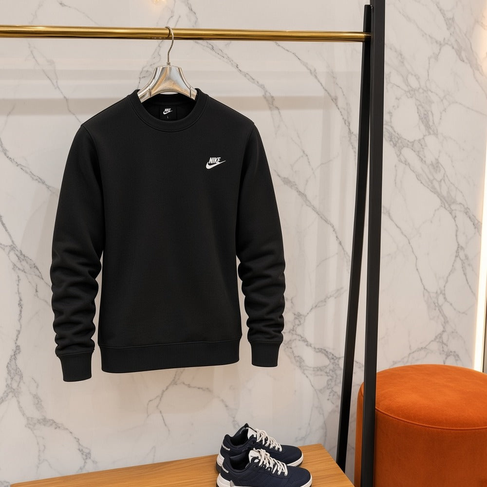 Ανδρικό Φούτερ Κολεγίου Nike Μαύρο