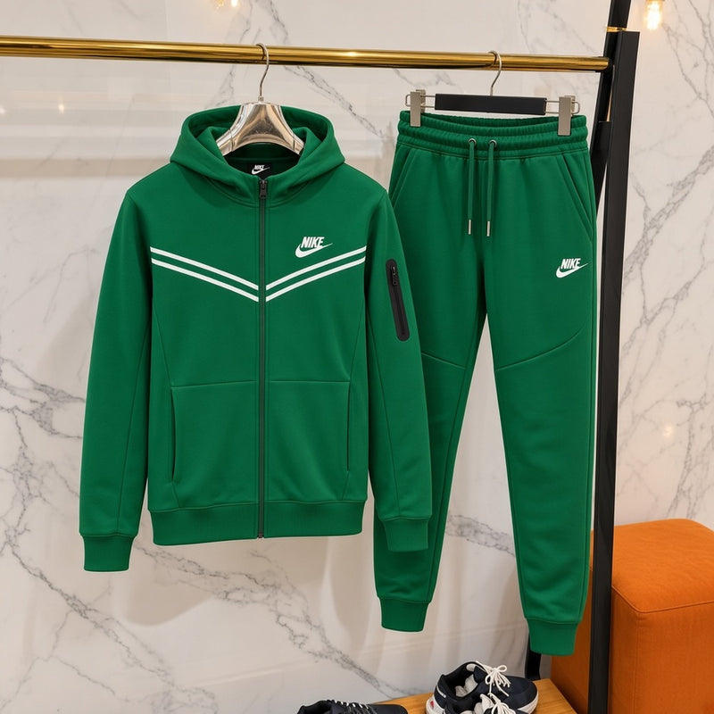 Ανδρικό Σετ Φόρμας Nike Tech Fleece Πράσινο