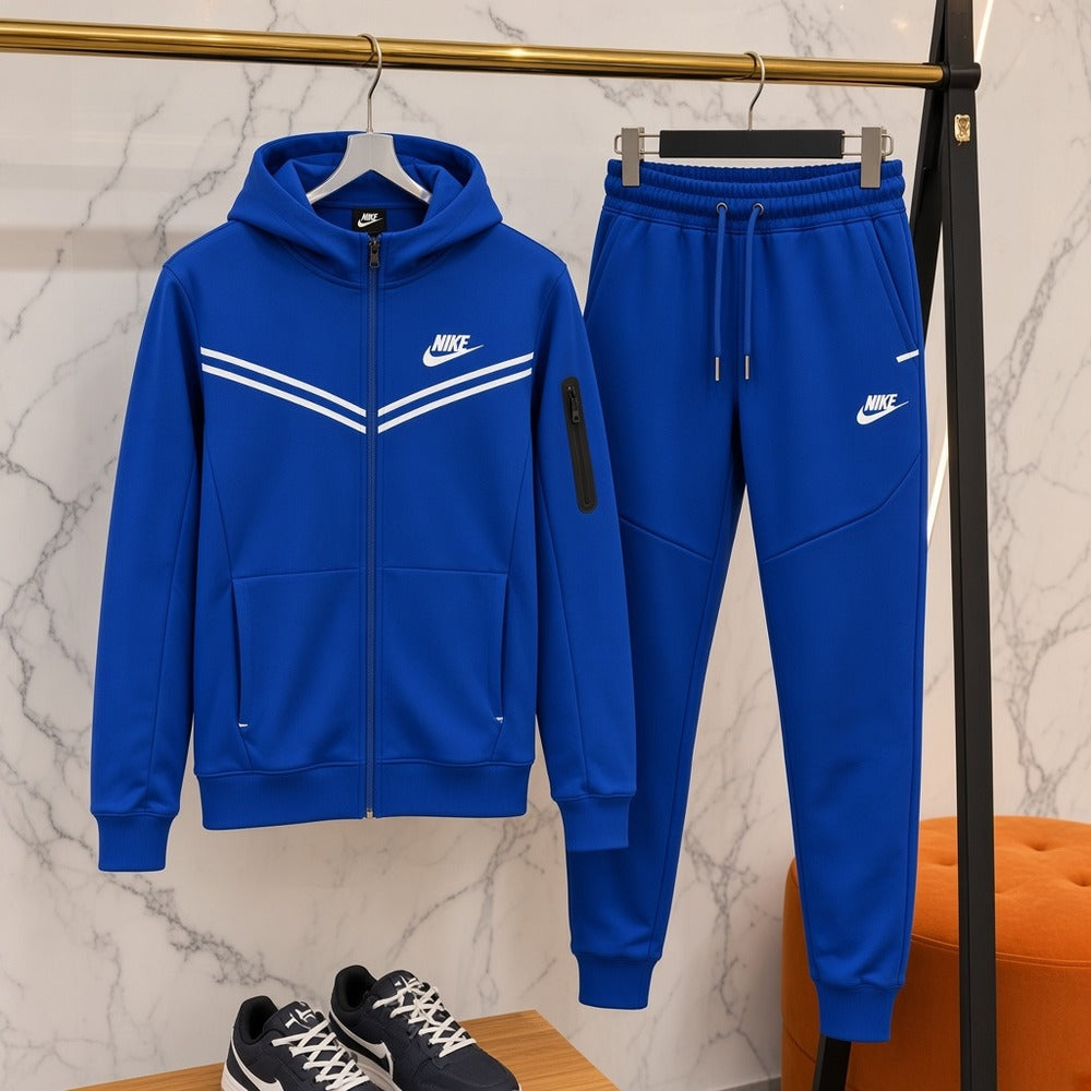 Ανδρικό Σετ Φόρμας Nike Tech Fleece Μπλε Ρουά