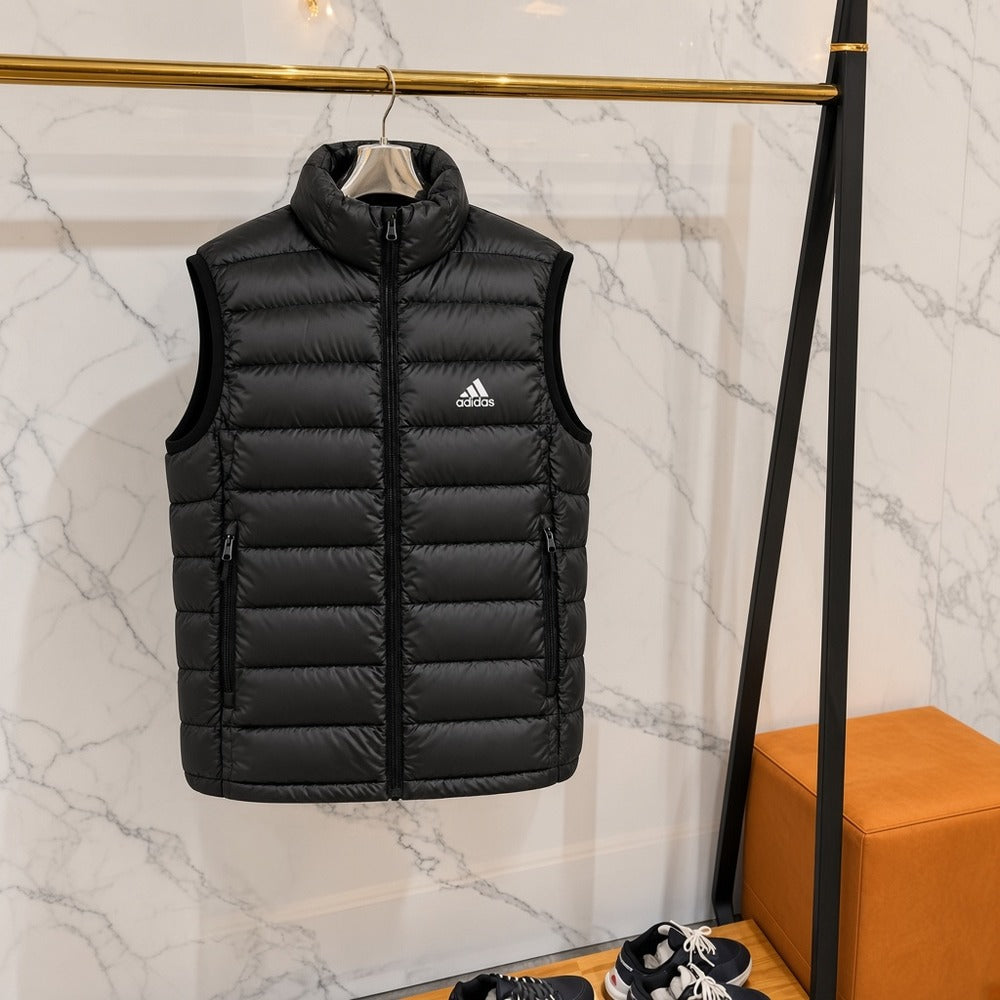 Ανδρικό Puffer Γιλέκο Adidas Μαύρο