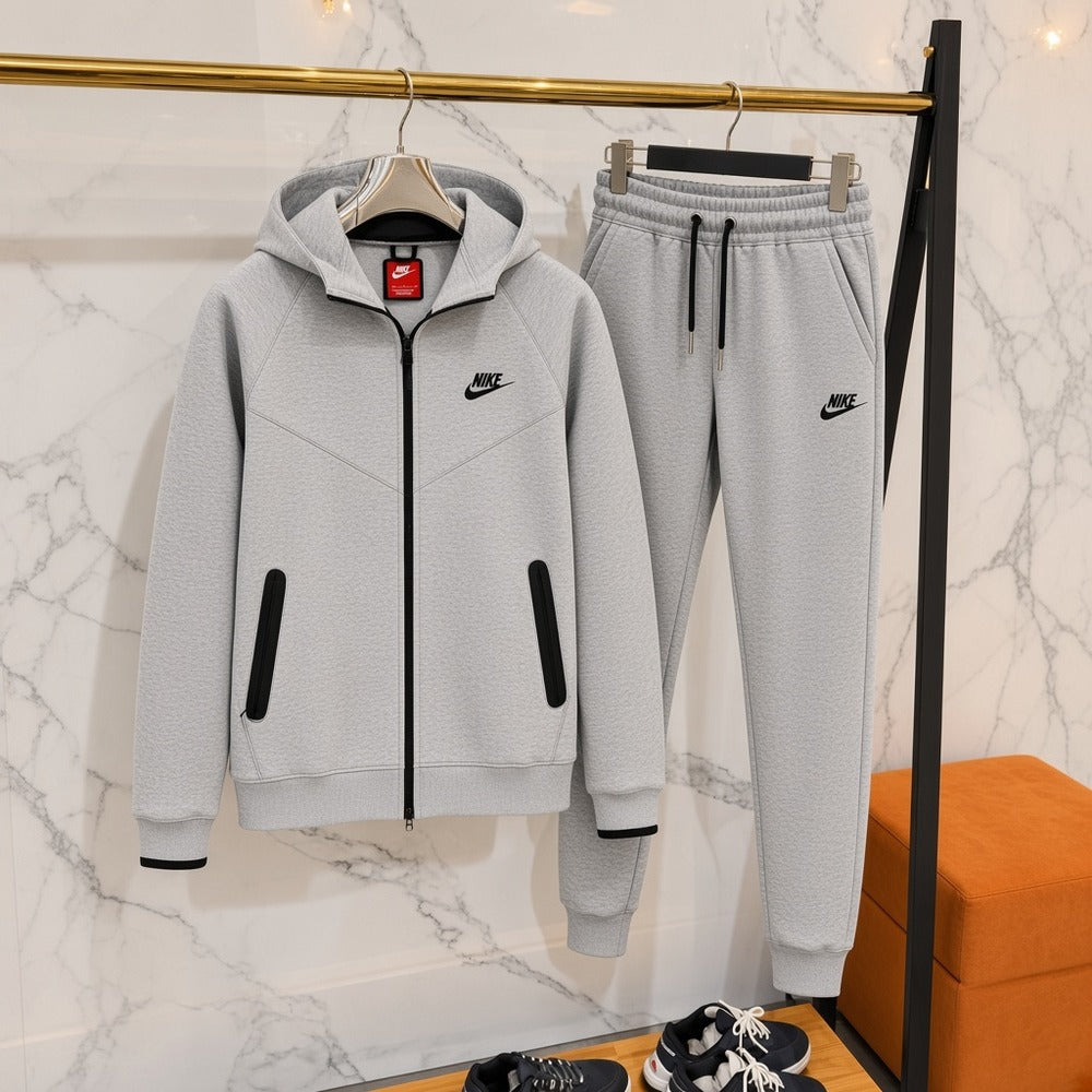 Ανδρικό Σετ Φόρμας Nike με Κουκούλα Μαύρο
