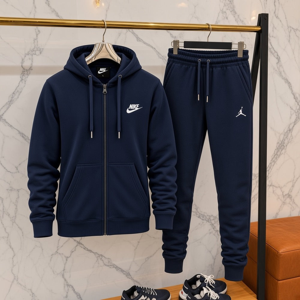 Ανδρικό Σετ Φόρμας Nike με Ζακέτα Μπλε