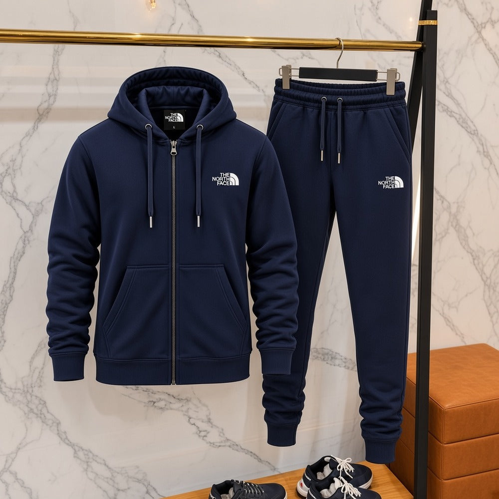 Ανδρικό Σετ Φόρμας The North Face με Ζακέτα Μπλε